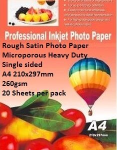 EBox Rough Satin Photo Paper-