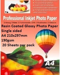 EBox Resin Coated Glossy Photo Paper