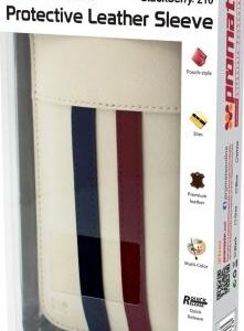 Promate White Zino BlackBerry Z10 Protective Leather Sleeve