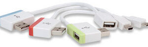 Manhattan iLynk Hub+ - USB Hub, Micro & Mini USB Adapter