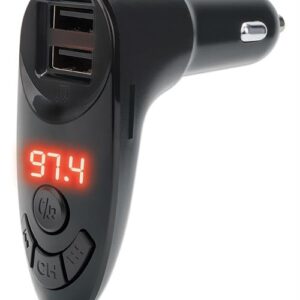 Manhattan Bluetooth FM Transmitter with Dual USB Ports