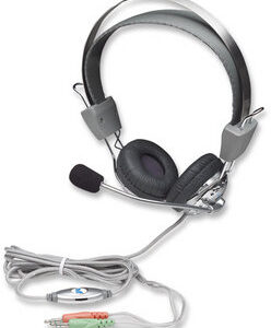Manhattan Stereo Headset with Microphone & volume control