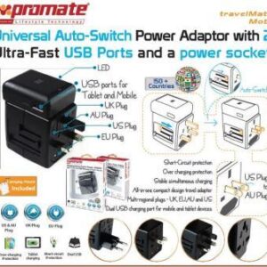 Promate Travelmate.Mobi ,Universal Auto-Switch Power