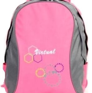 Macaroni Pink and Grey Ateneo Student Backpack
