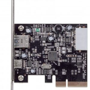 Manhattan PCI Express card 2x external ports