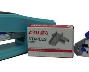 DLOffice Basic Mini Half Strip Stapler Set Blue