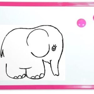 Brainware A4 Magnetic Whiteboard Pink