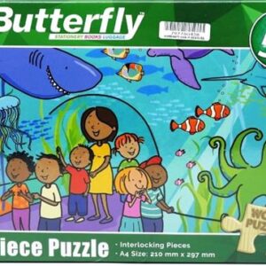 Butterfly 60Pc At The Aquarium Wooden Puzzle
