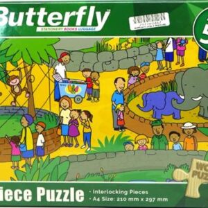 Butterfly 60Pc At The Zoo Wooden Puzzle