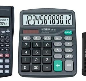 Sentry Triple Pack Home and Office Calculators